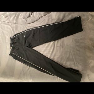 black nike track pants